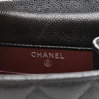 Chanel Caviar Quilted Classic Phone Holder Black 6 of 12