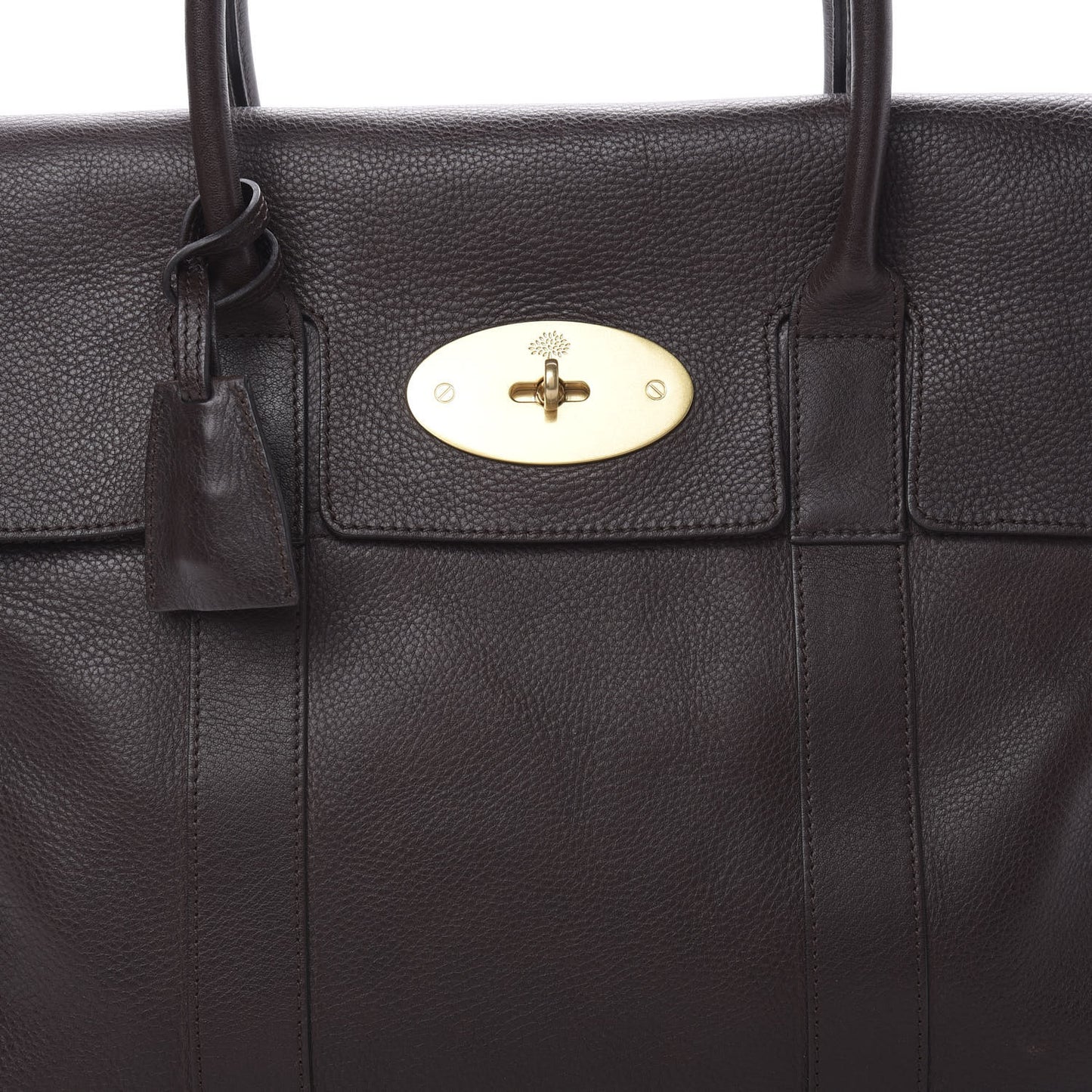 Classic Grain Calfskin Bayswater Chocolate