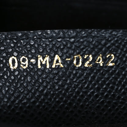 Christian Dior Grained Calfskin Saddle Bag Black 7 of 11
