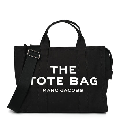 Marc Jacobs Cotton Canvas Medium The Tote Black 1 of 8