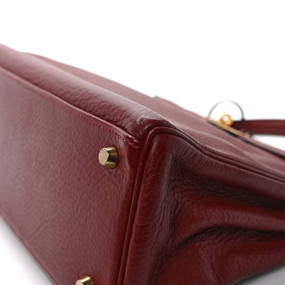 Hermes Taurillon Clemence Kelly Retourne 32 Rouge H 12 of 14