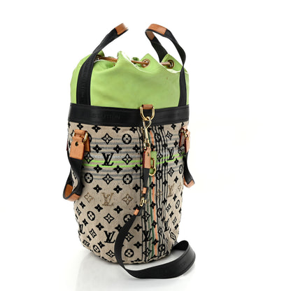 Louis Vuitton Fabric Jacquard Monogram Cheche Gypsy PM Vert 3 of 12
