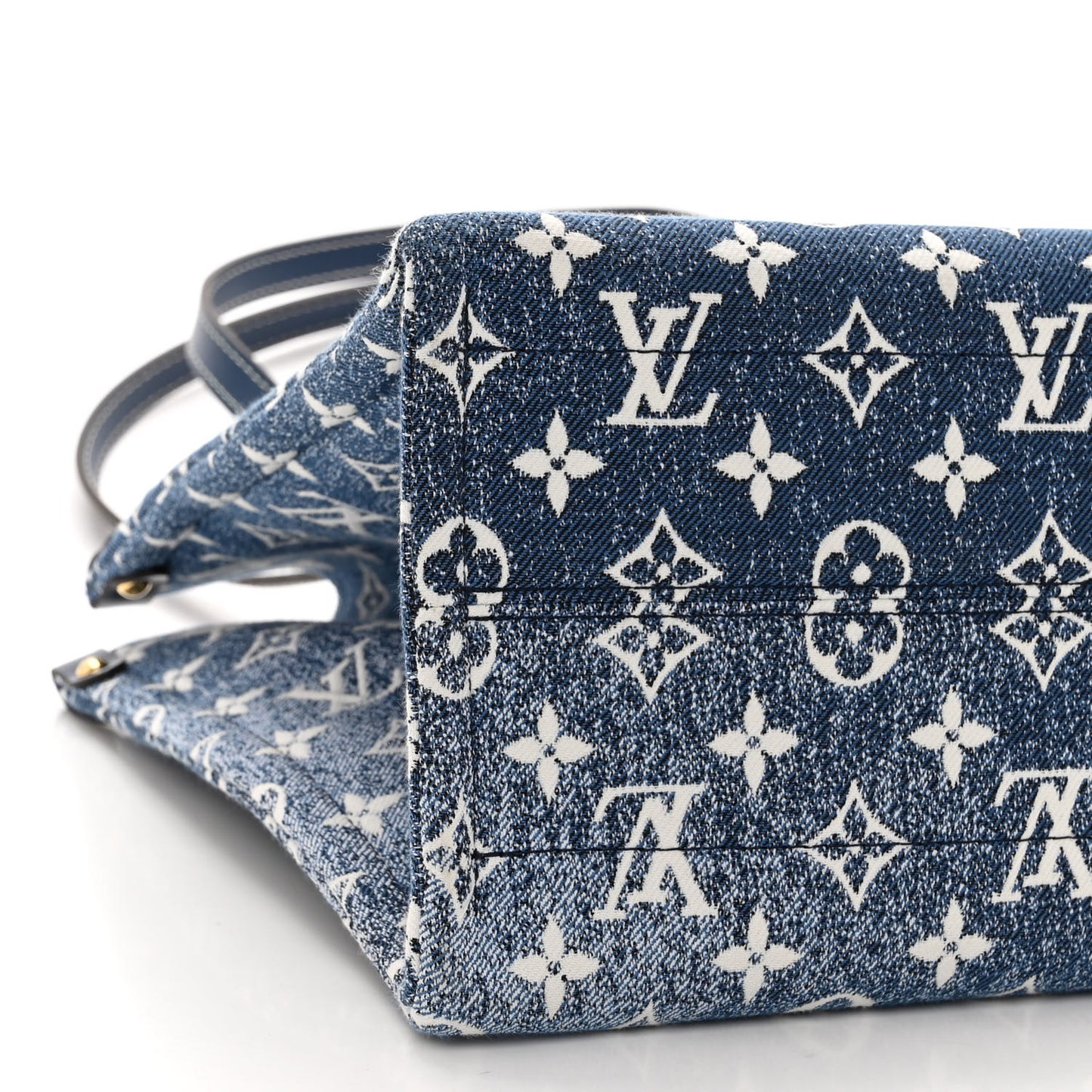 Monogram Jacquard Denim Onthego MM Bleu