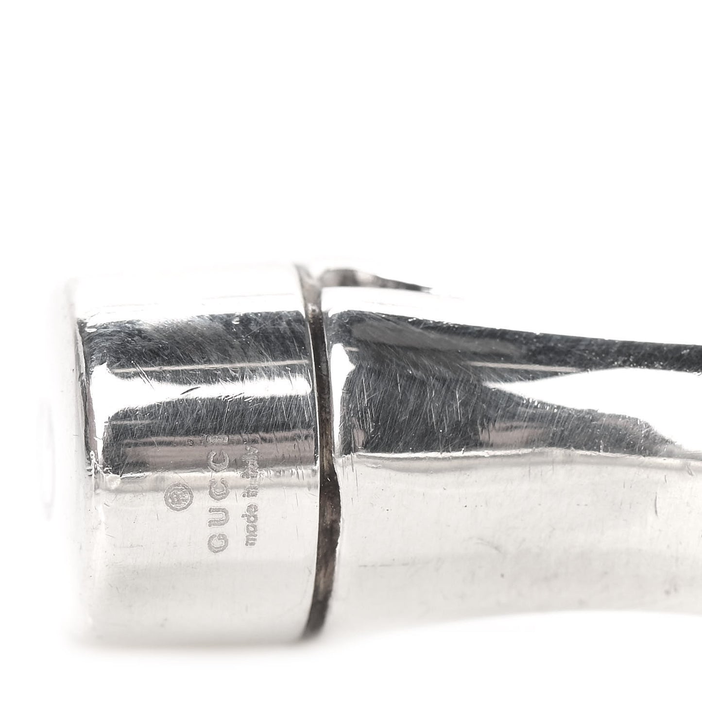Sterling Silver Bamboo Cuff Bracelet 17