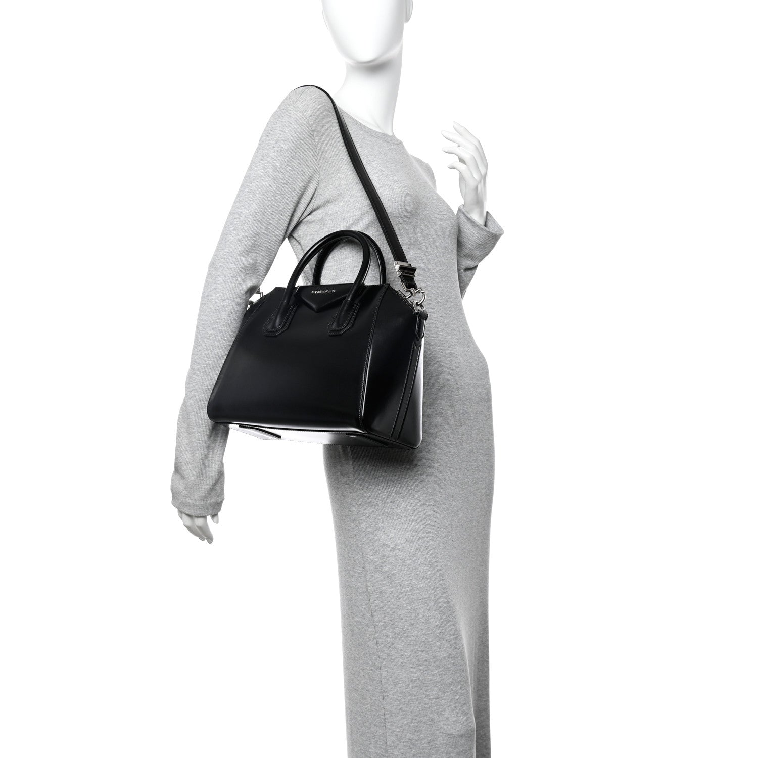 Givenchy Shiny Lord Calfskin Small Antigona Black 3 of 19