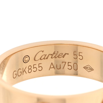Cartier 18K Yellow Gold 5.5mm LOVE Ring 55 7.25 4 of 5