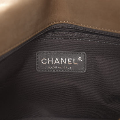 Chanel Suede Diamond Embellished Medium Single Flap Beige 5 of 9