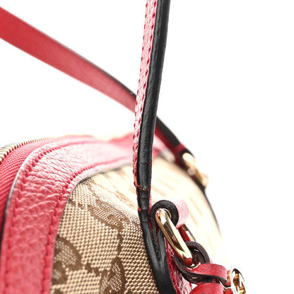 Gucci Monogram Medium Bree Shoulder Bag Red 14 of 14