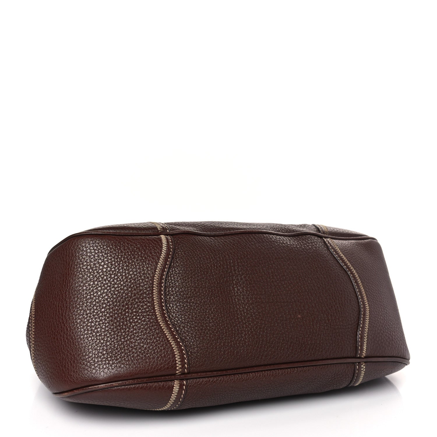 Prada Vitello Daino Tote Bruciato 4 of 12