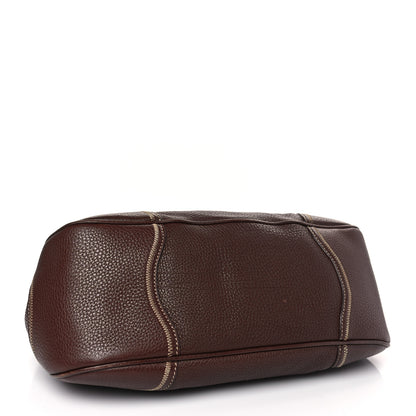 Prada Vitello Daino Tote Bruciato 4 of 12
