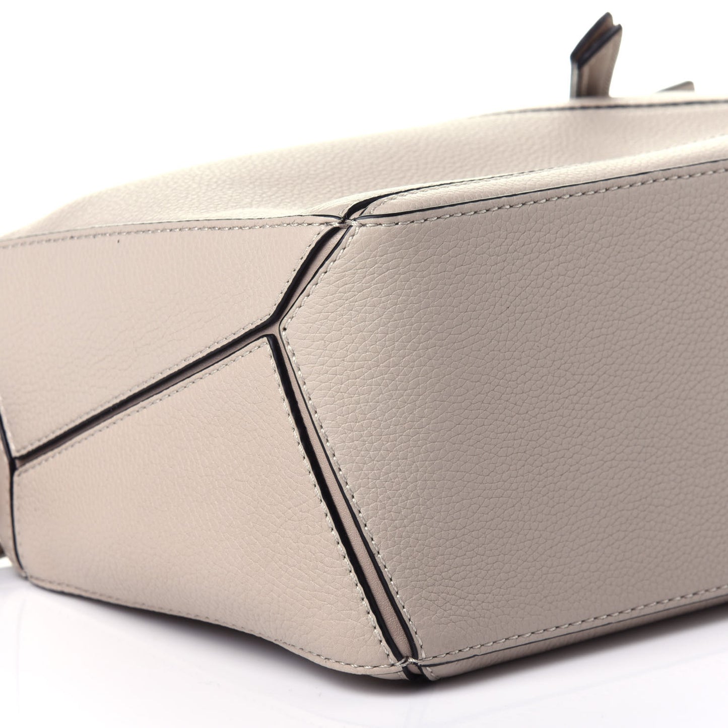 Calfskin Small Puzzle Bag Light Oat