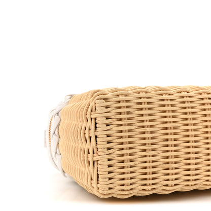 Loro Piana Wicker Calfskin L19 Extra Pocket Pouch White 8 of 10