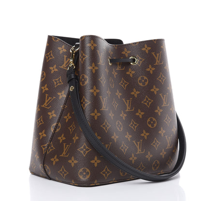 Louis Vuitton Monogram Neonoe MM Black 3 of 9