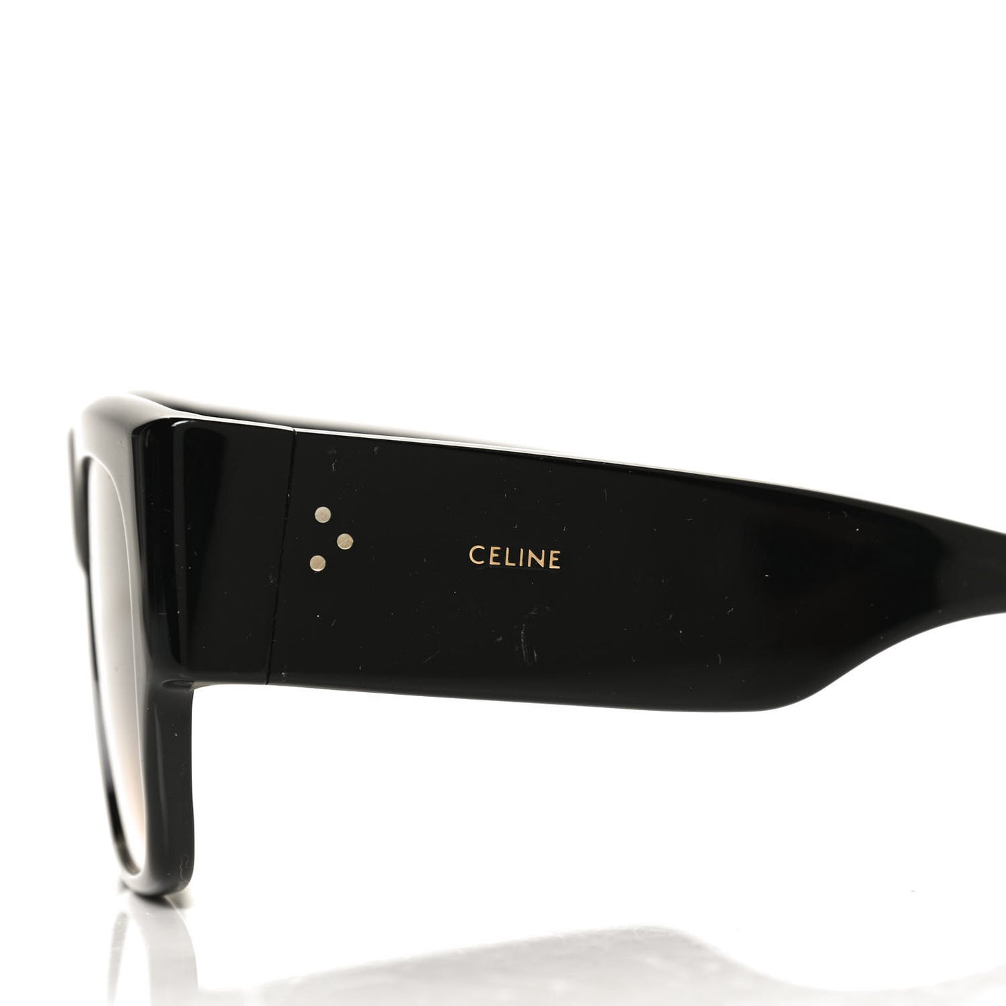 Acetate Rectangular Sunglasses CL4056IN Black