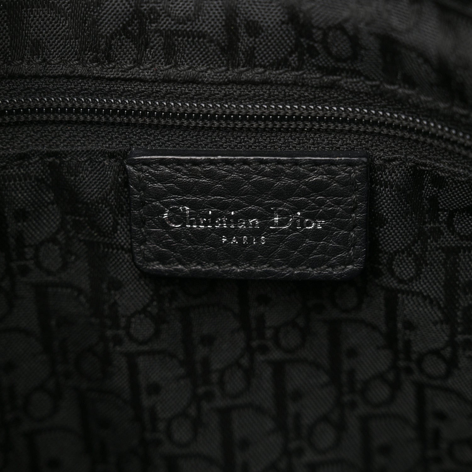 Christian Dior Deerskin Cannage Stitched Boston Black 6 of 14