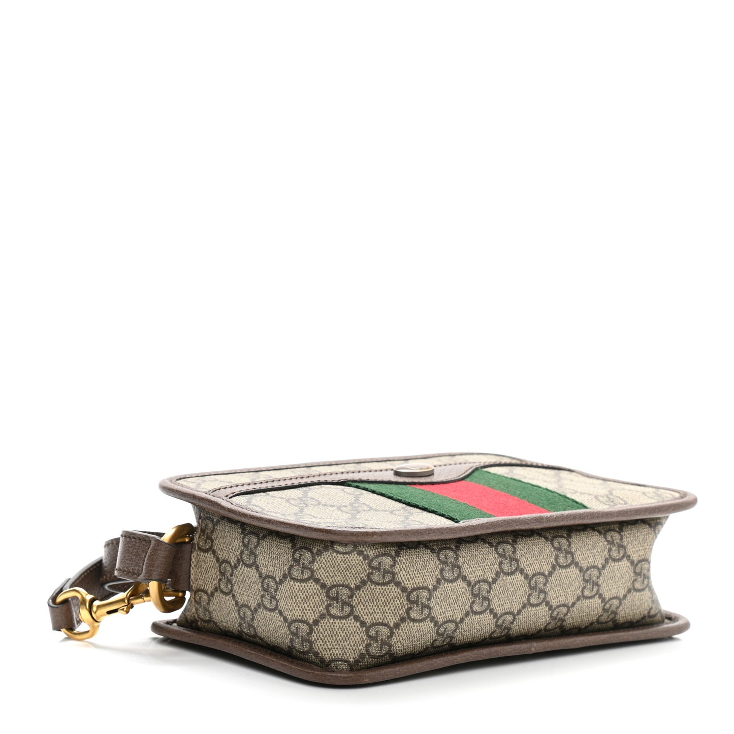 GG Supreme Monogram Web Ophidia Crossbody Bag Beige New Acero