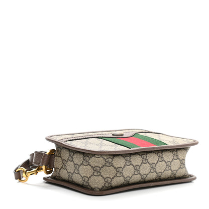 Gucci GG Supreme Monogram Web Ophidia Crossbody Bag Beige New Acero 4 of 8