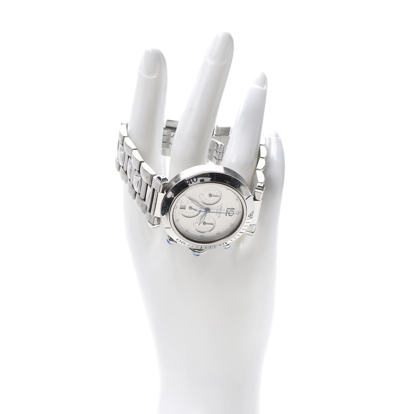 Stainless Steel 38mm Pasha C Chronograph Automatic Watch