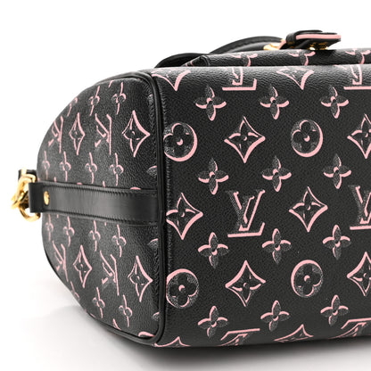 Louis Vuitton Monogram Fall for You Speedy Bandouliere 25 Black 8 of 9