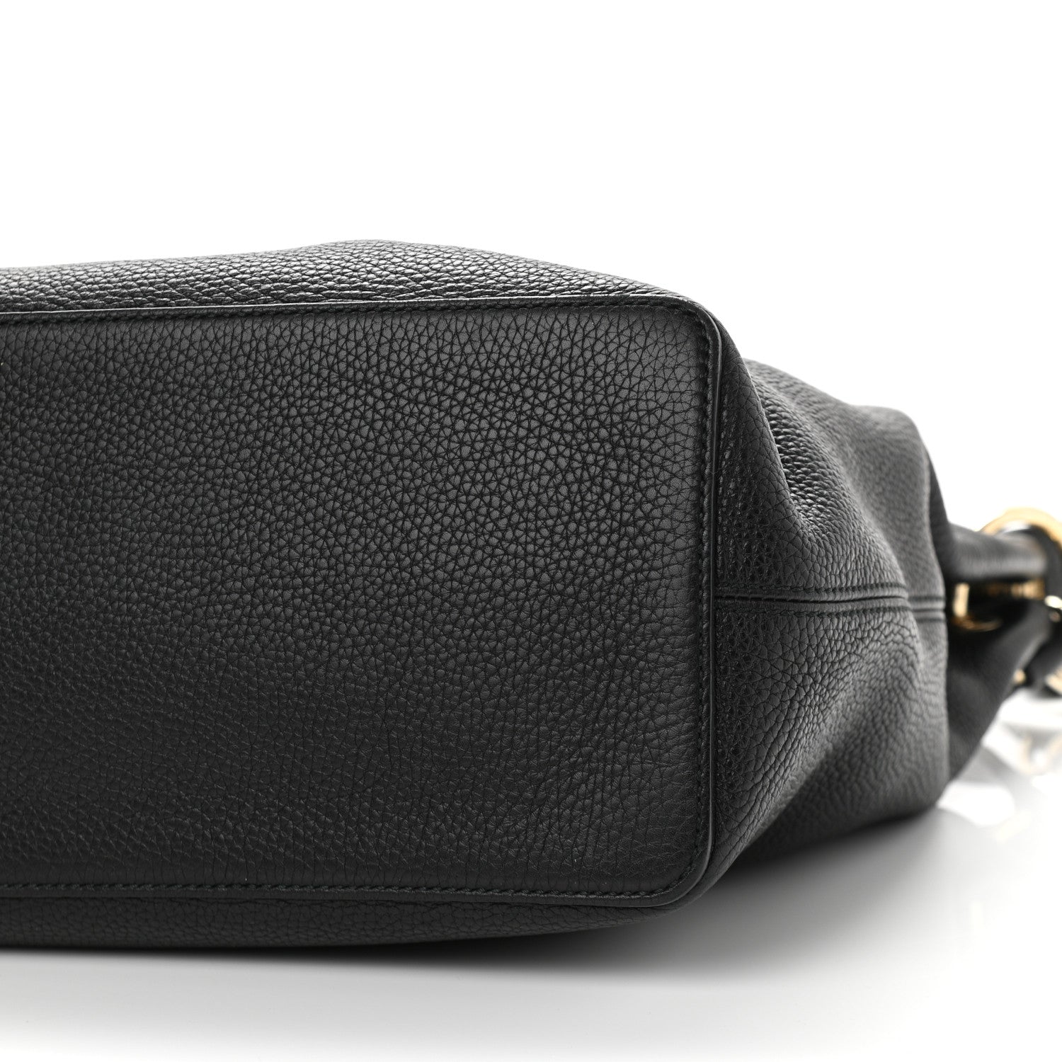Gucci Pebbled Calfskin Large Soho Hobo Black 10 of 12
