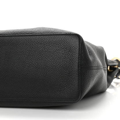 Gucci Pebbled Calfskin Large Soho Hobo Black 10 of 12