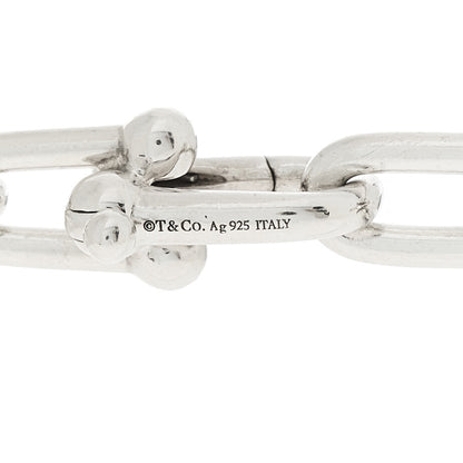 Tiffany Sterling Silver HardWear Graduated Link Necklace 6 of 7