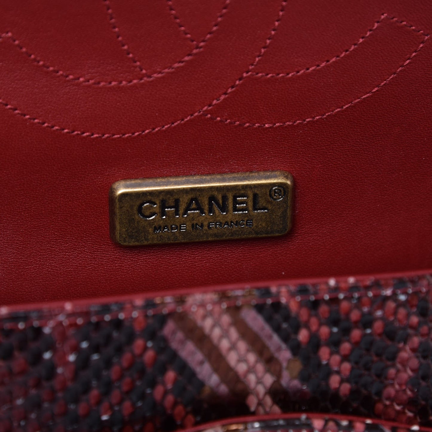 Python Jumbo Double Flap Red