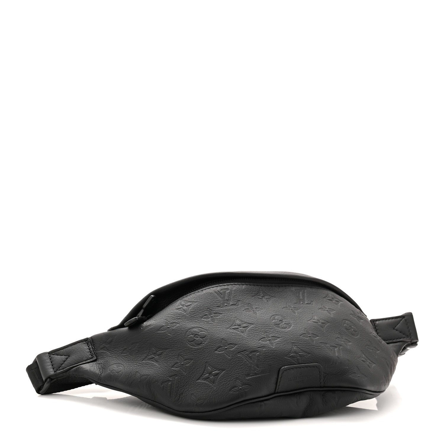 Louis Vuitton Calfskin Monogram Shadow Discovery Bumbag Black 4 of 9