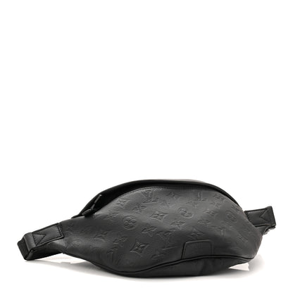Louis Vuitton Calfskin Monogram Shadow Discovery Bumbag Black 4 of 9