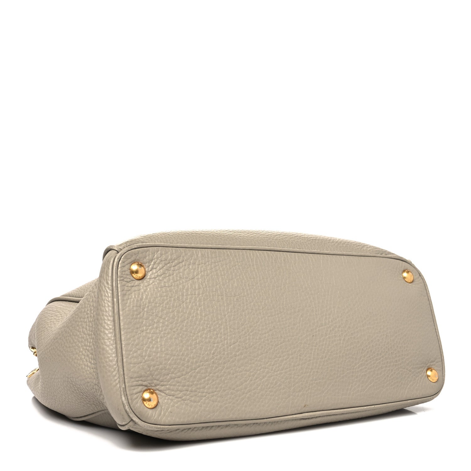 Prada Vitello Daino Large Double Zip Tote Pomice 4 of 16