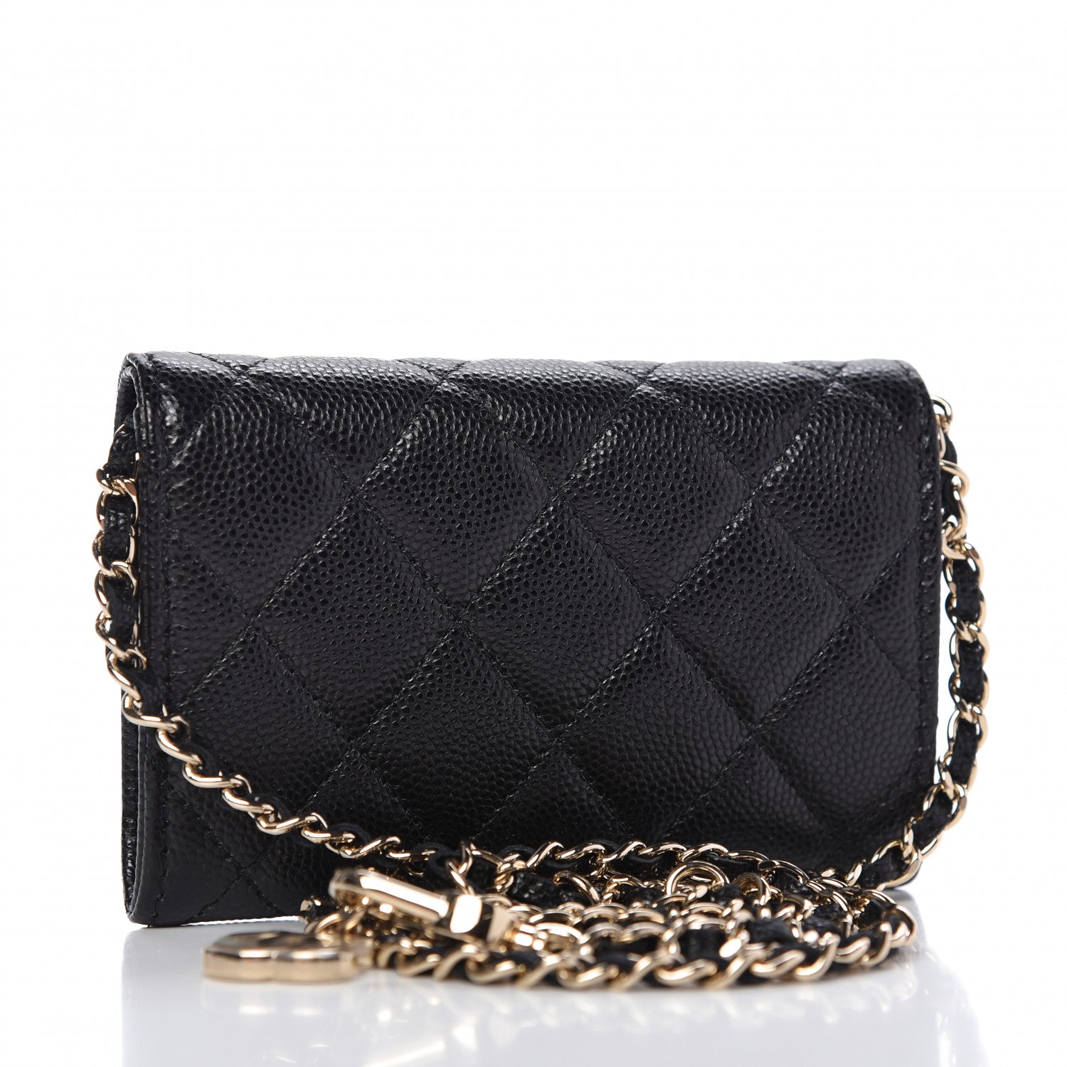Chanel Caviar Quilted Flap Classic Belt Bag Black 3 of 8
