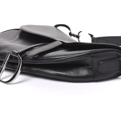 Christian Dior Calfskin Saddle Bag Black 6 of 9