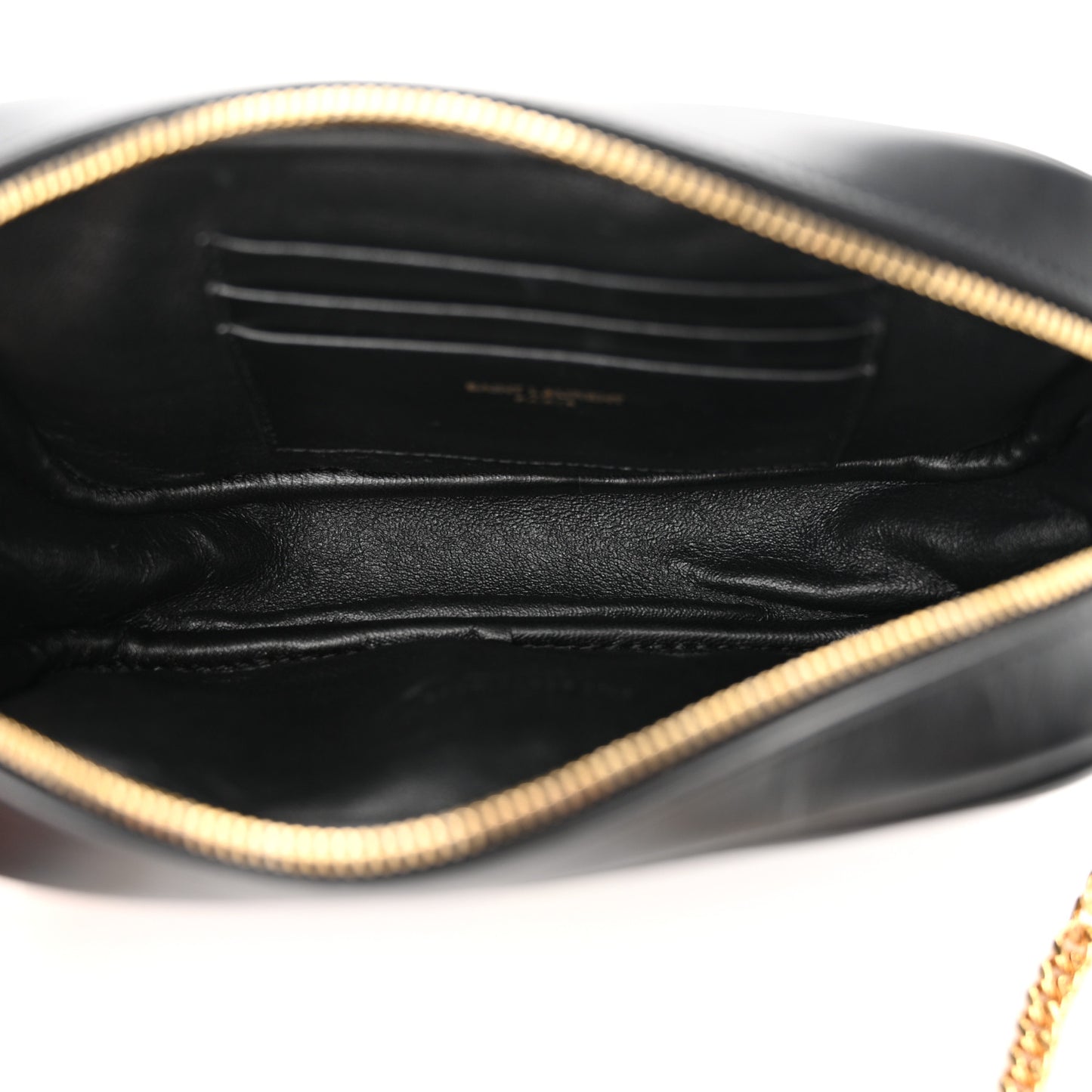 Calfskin Matelasse Monogram Mini Lou Camera Bag Black