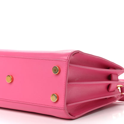 Saint Laurent Calfskin Nano Sac De Jour Lipstick Fuchsia 9 of 12