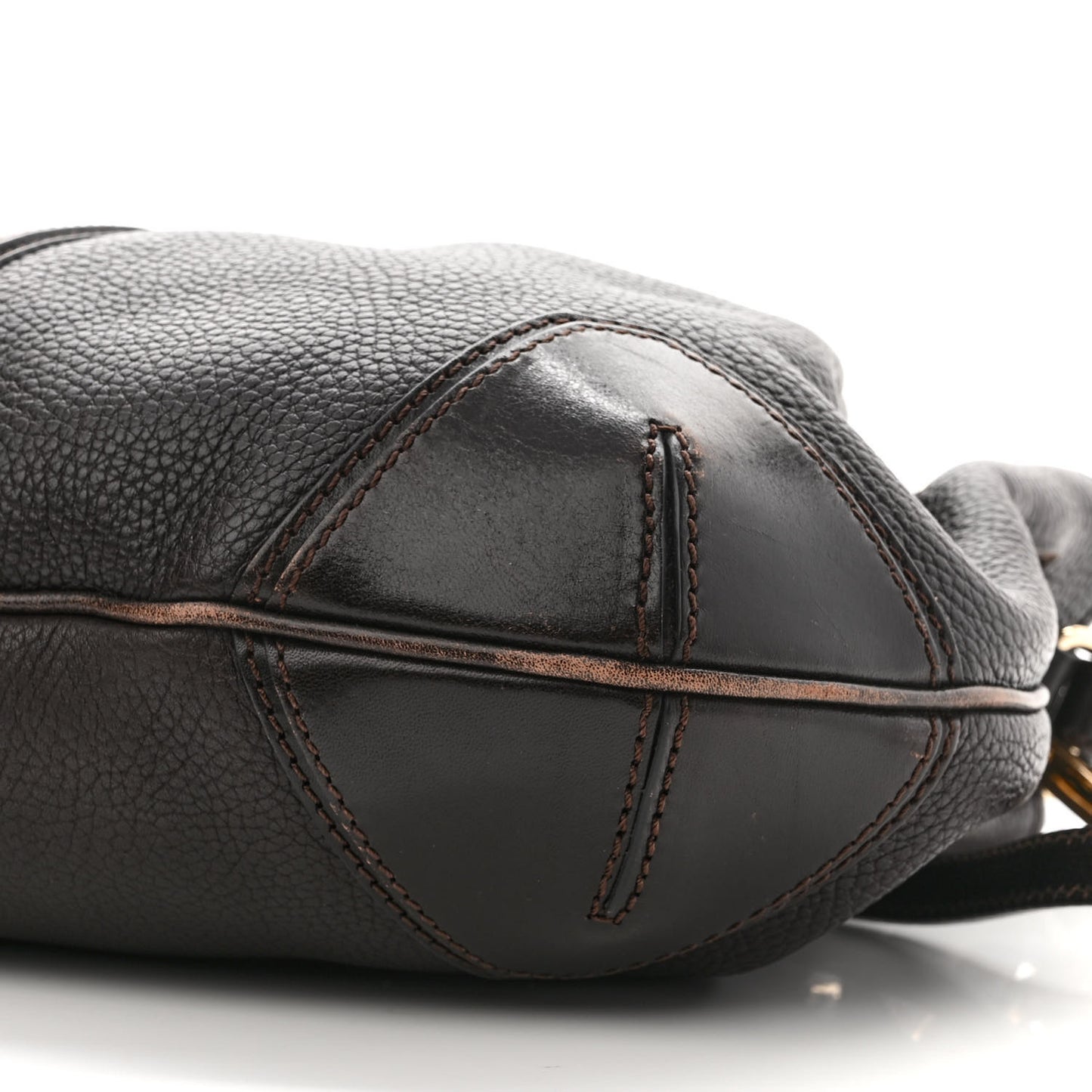 Grainy Calfskin Willenmore Hobo Black
