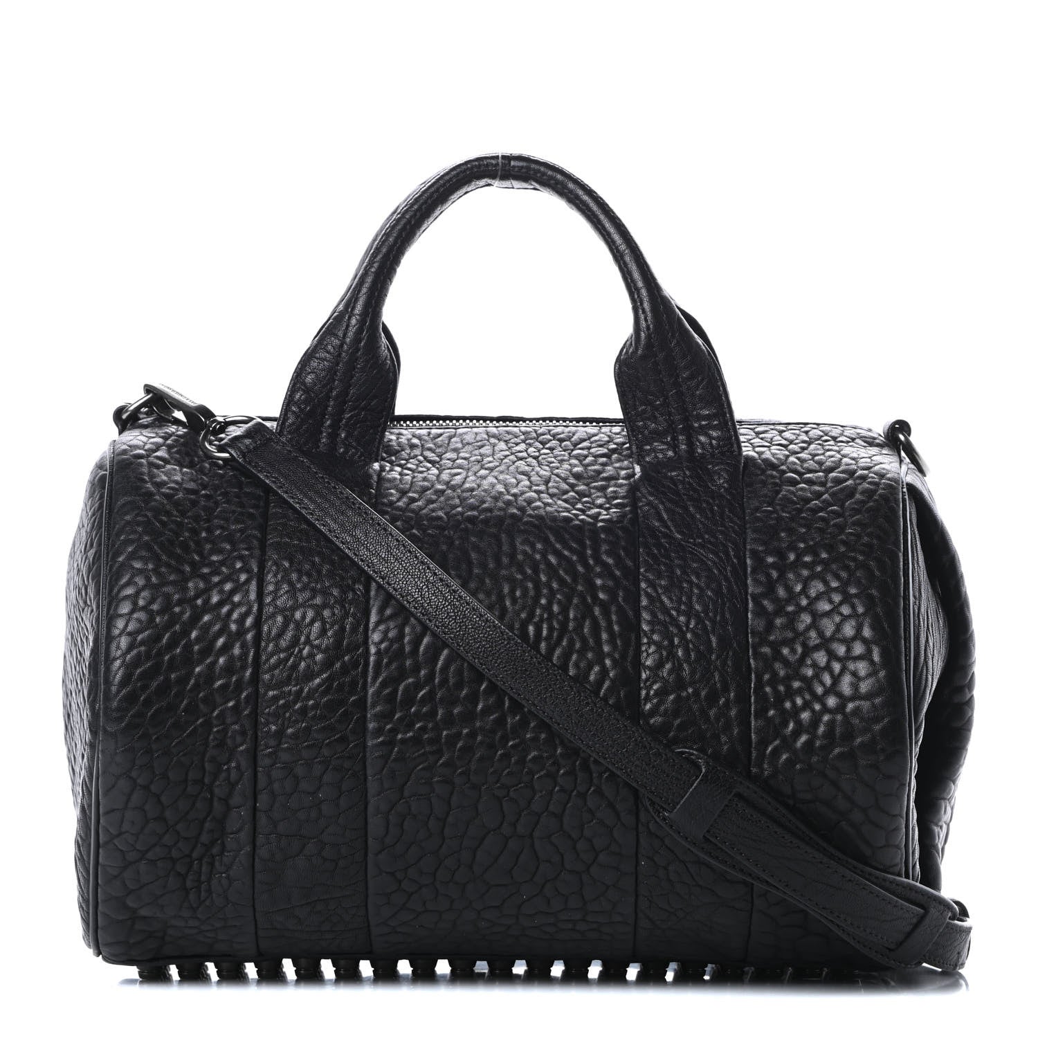 Alexander Wang Pebbled Lambskin Rocco Black Nickel Hardware 1 of 12