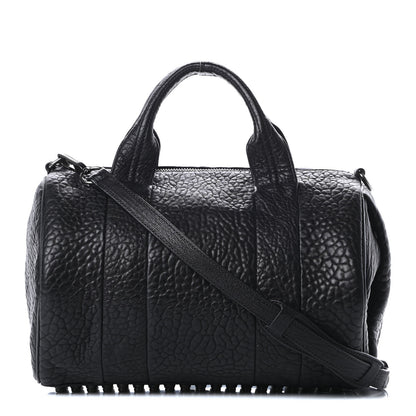Alexander Wang Pebbled Lambskin Rocco Black Nickel Hardware 1 of 12