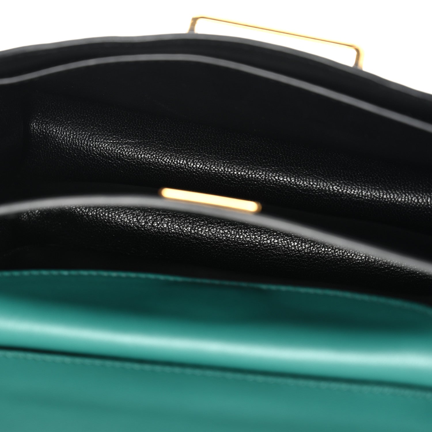 Prada City Calf Saffiano Cahier Bag Biliardo Black 5 of 10