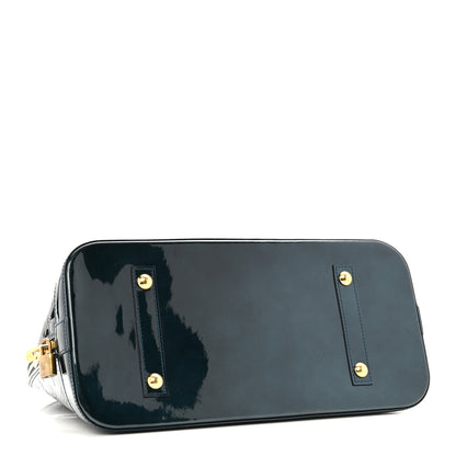Louis Vuitton Vernis Alma GM Blue Nuit 4 of 12