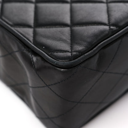 Chanel Lambskin Quilted XL Jumbo Single Flap Black 10 of 18