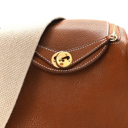 Hermes Barenia Faubourg Mini Lindy 20 Fauve Ficelle 8 of 11