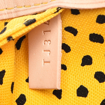 Louis Vuitton Monogram Kusama Waves Neverfull MM Yellow 7 of 7