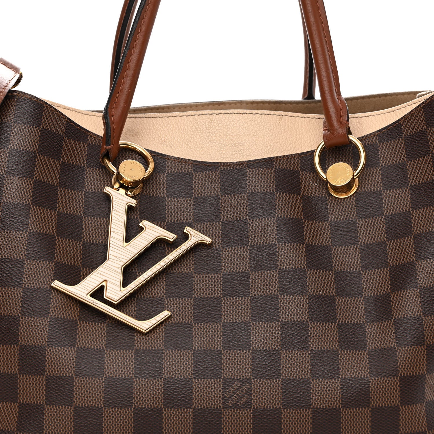 Louis Vuitton Damier Ebene LV Riverside Creme 9 of 18