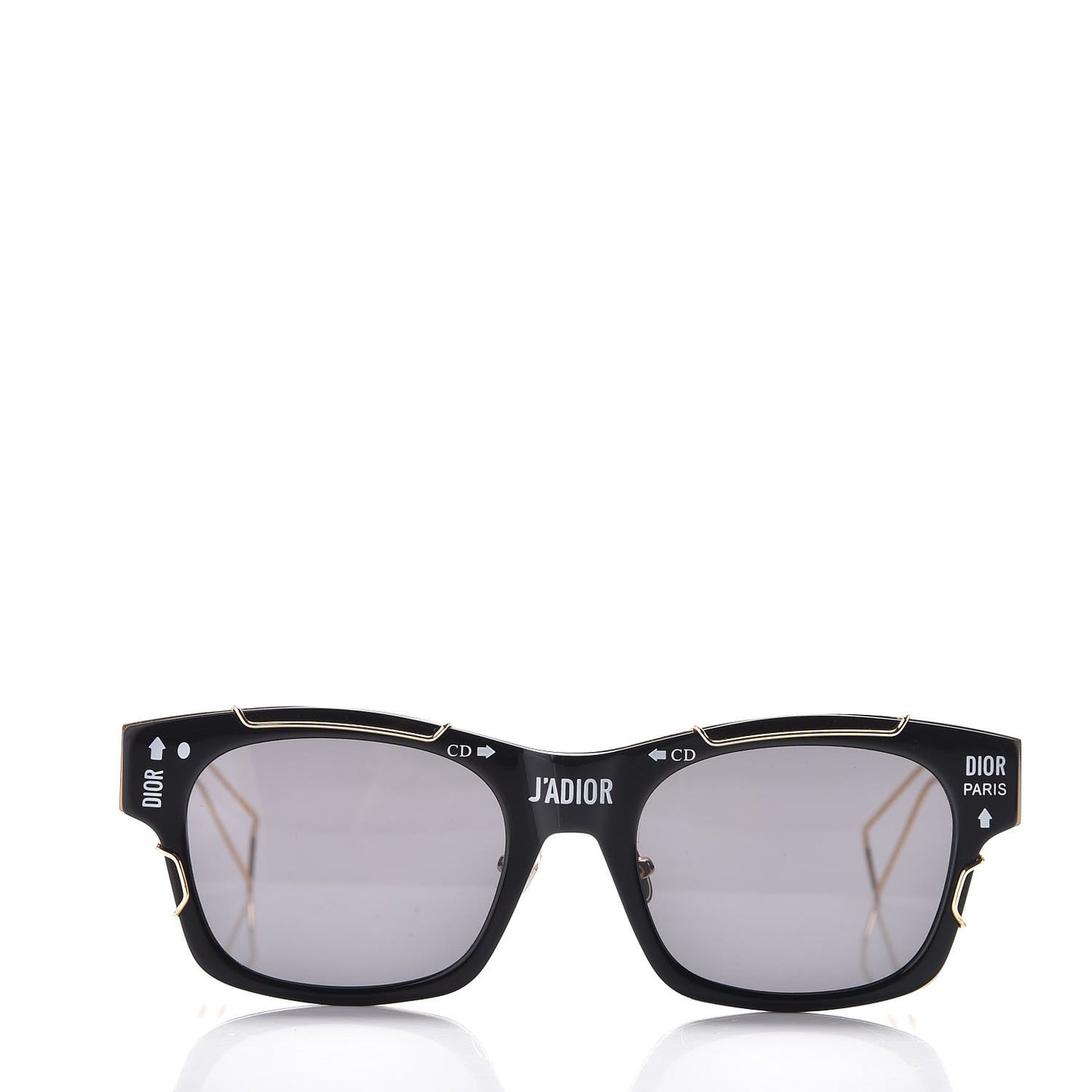 Acetate J'adior Sunglasses Black