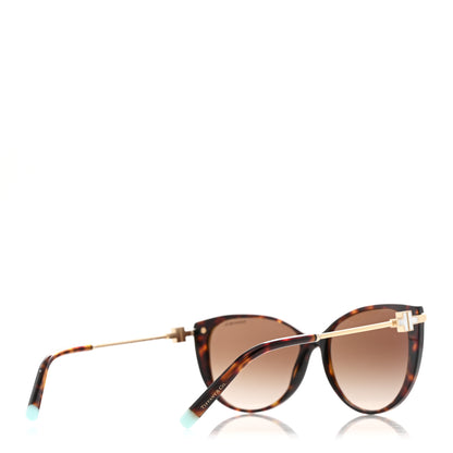 Tiffany Acetate Metal Mother of Pearl T Wire Sunglasses TF4178 Havana Brown 4 of 8