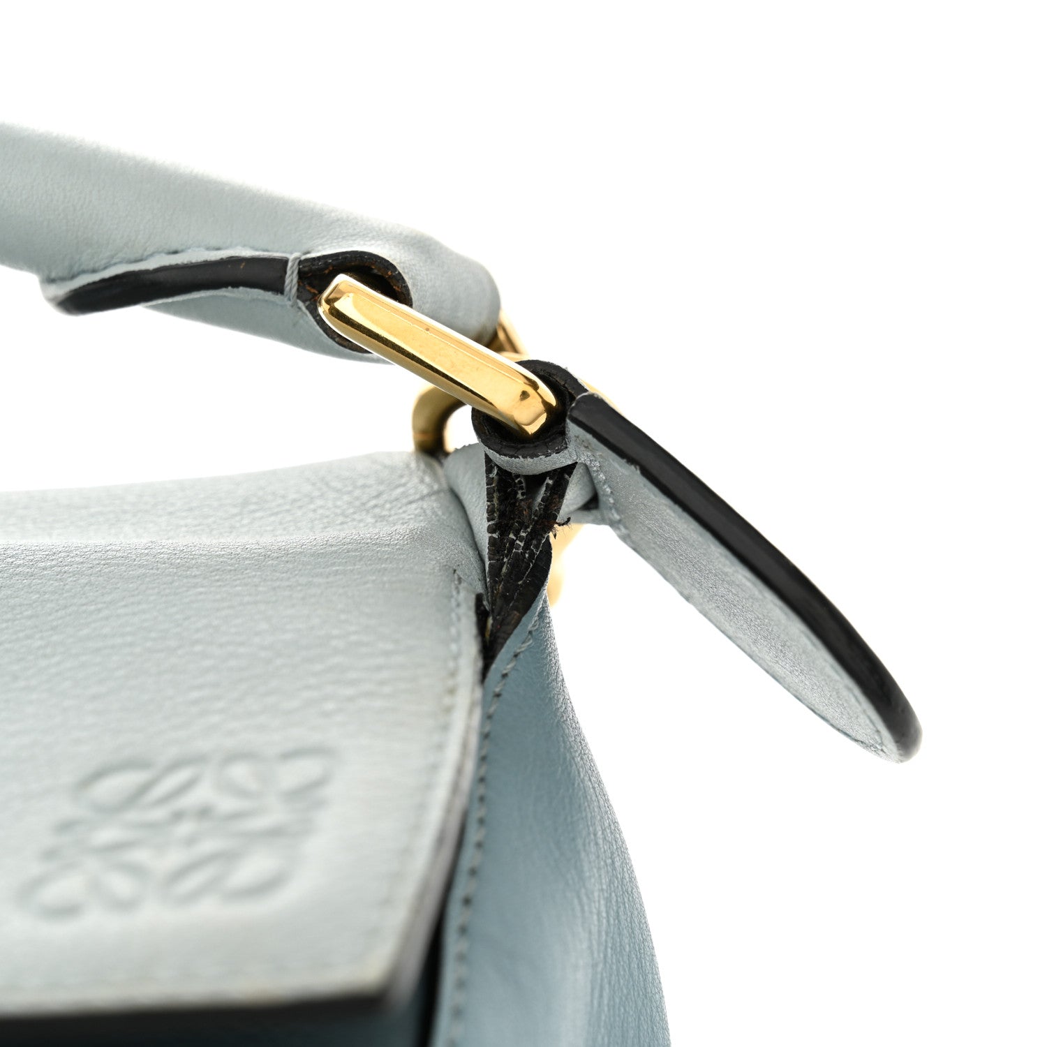 Loewe Calfskin Medium Puzzle Bag Aqua Light Blue Stone Blue 11 of 14