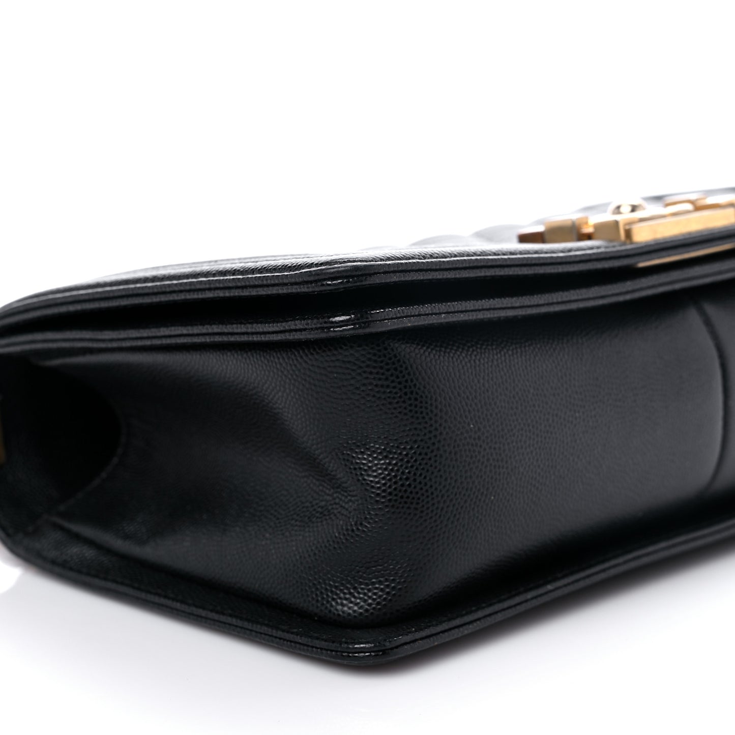 Caviar Quilted Medium Boy Flap Black