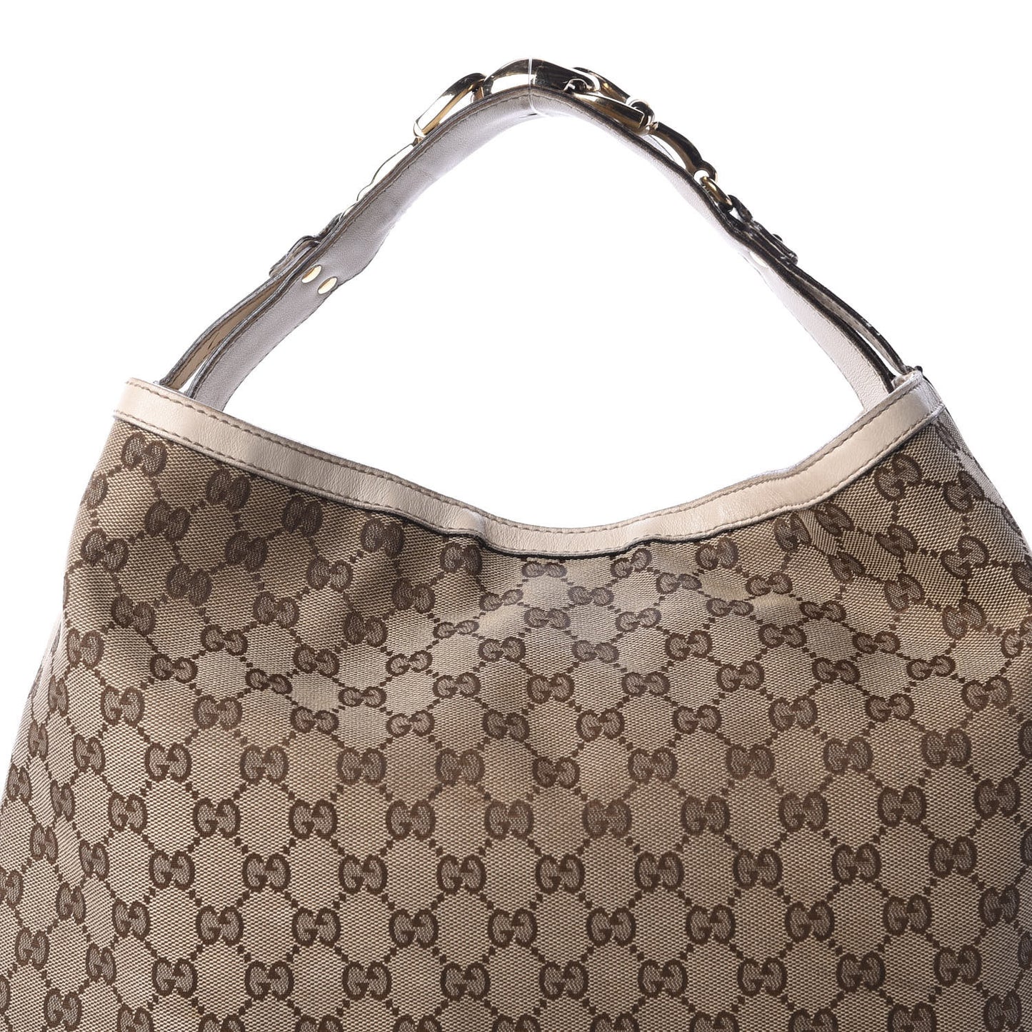 Monogram Large Wave Hobo Off White