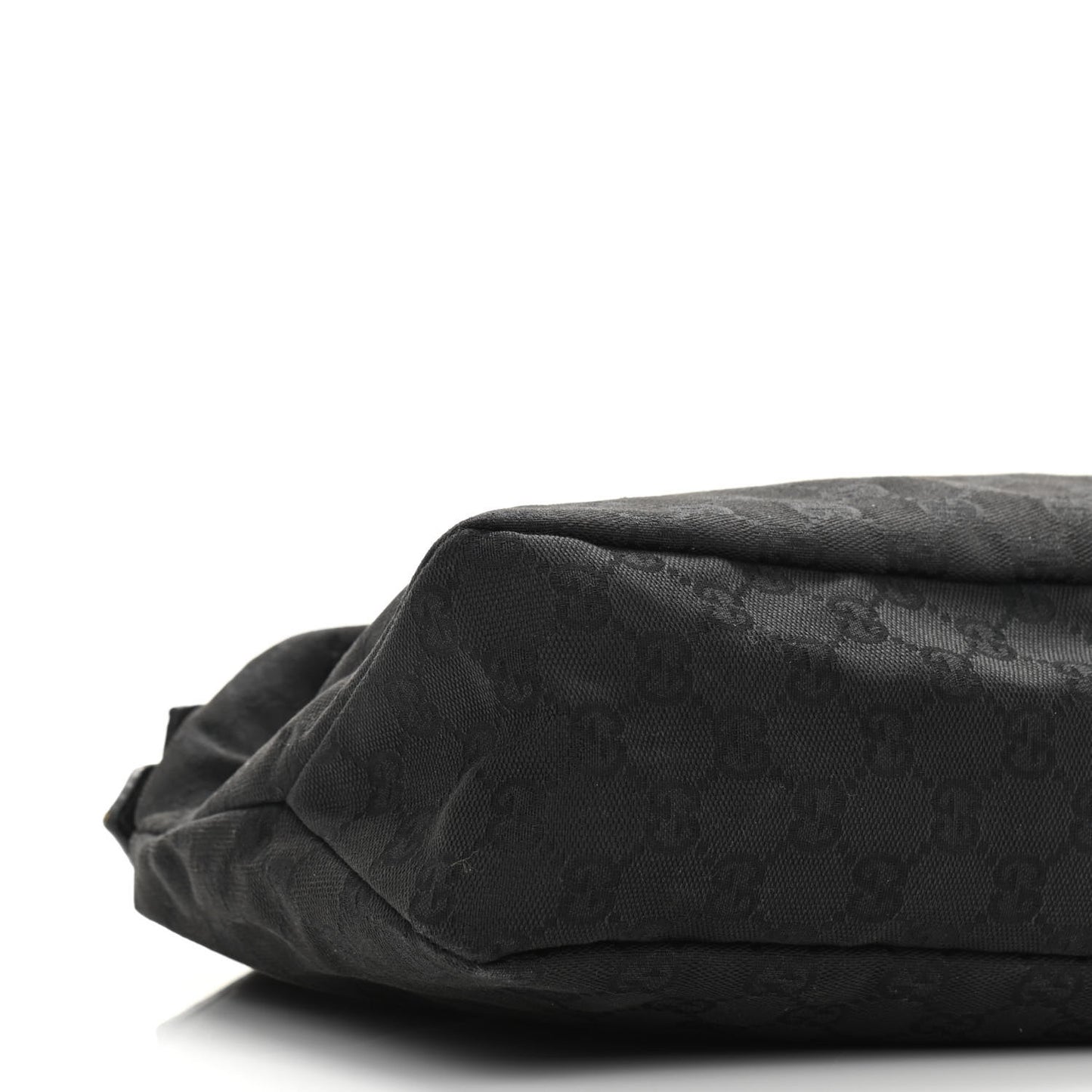Monogram Medium Horsebit Chain Hobo Black