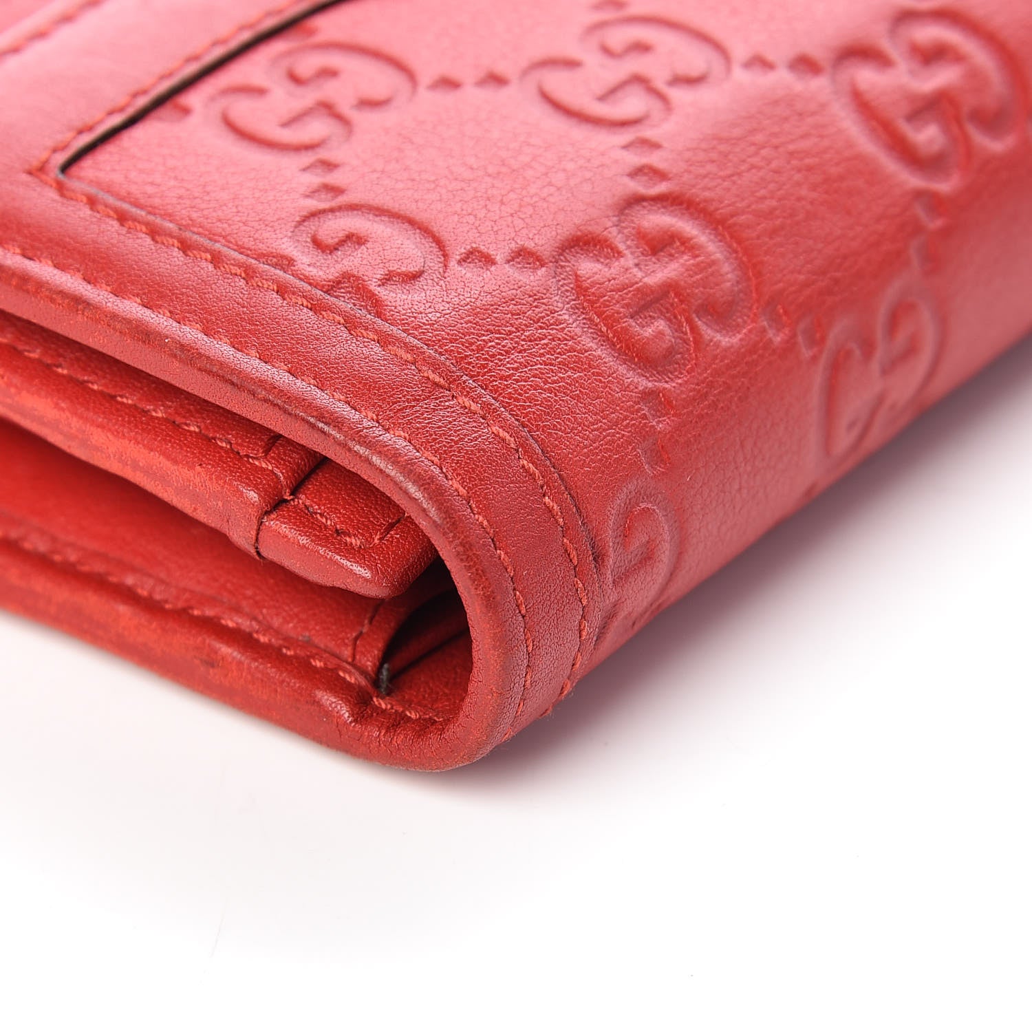Gucci Guccissima Sukey Continental Wallet Tabasco 11 of 12